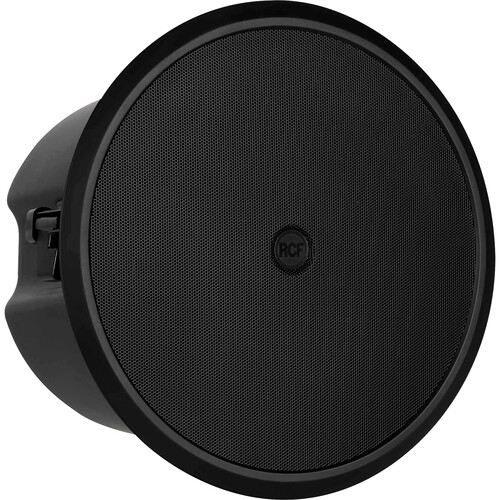 RCF 4" 2-Way Ceiling Monitor Speaker with Transformer, 20W (Black)