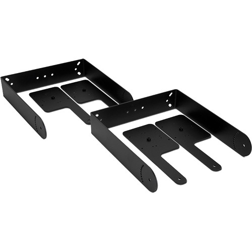 RCF AC TT22 V-BR Vertical Wall Mount Brackets (Pair, Black)