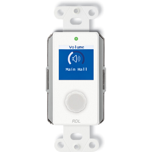 RDL D-NVC2 Dante/AES67 Network Volume Control (White)
