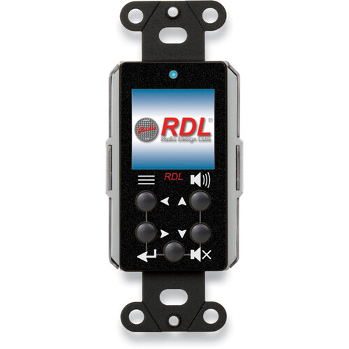 RDL Network Remote Control with Screen - Dante (Black)
