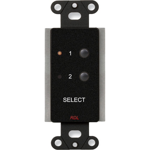 RDL 2-Channel Remote Audio Mixing Control Panel (Black)