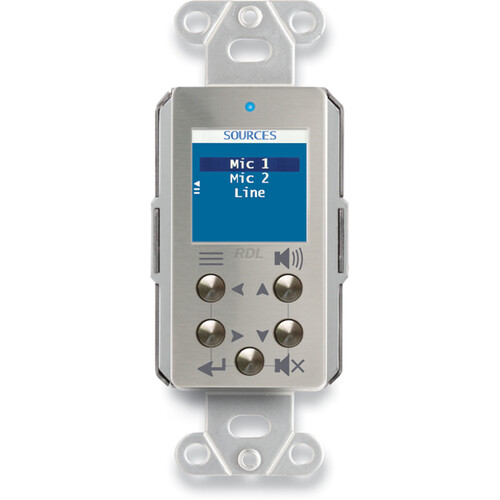 RDL Network Remote Control with Screen - Dante (Stainless Steel)