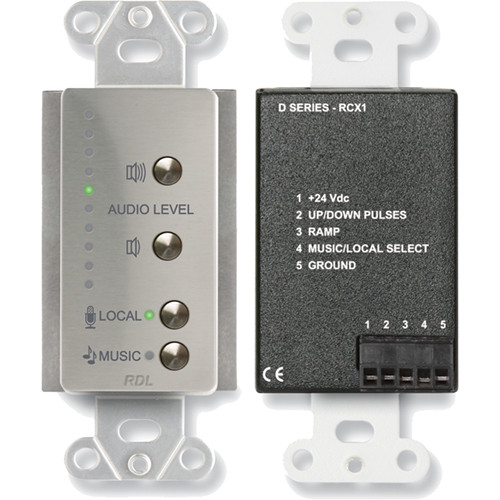 RDL DS-RCX1 Room Control (Stainless Steel)