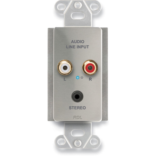 RDL Active Single-Pair Sender Module with Mini-Jack & Stereo RCA Input (Silver)