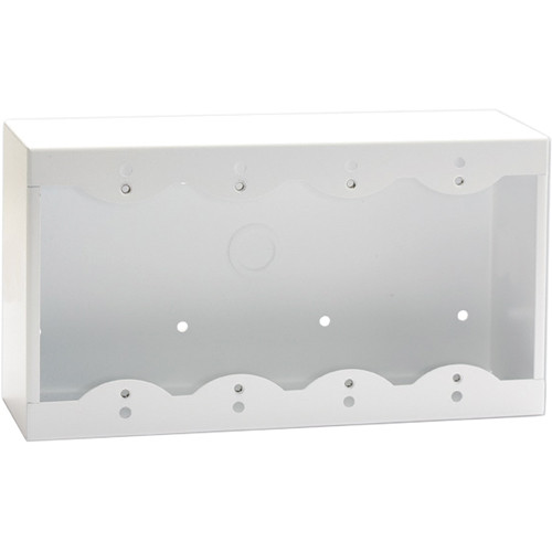 RDL SMB-4W Surface Mount Box for 4 Decora-Style Products (White)