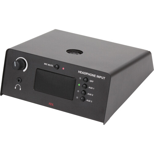 RDL Networked Mic Input and Selectable Monitor Station