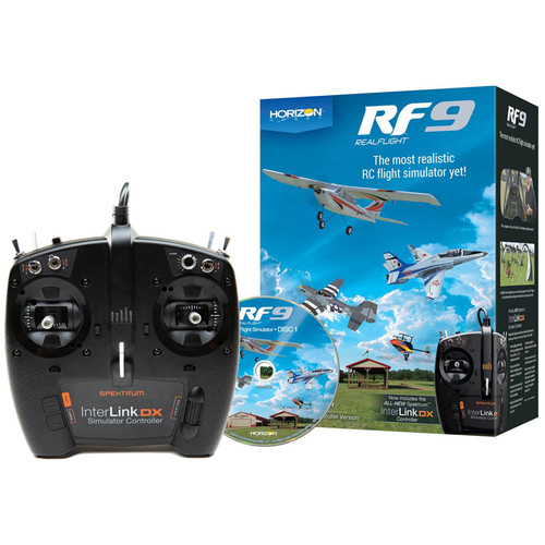 RealFlight 9 Flight Simulation Software with Spektrum RFL1100