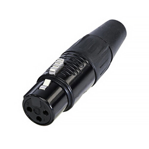 Rean 3-Pin XLR Female Connector (Black)