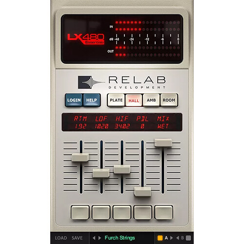RELAB DEVELOPMENT LX480 Essentials Reverb Plug-In (Download)