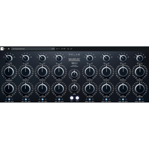 RELAB DEVELOPMENT Maselec MEA-2 Precision Stereo EQ Plug-In