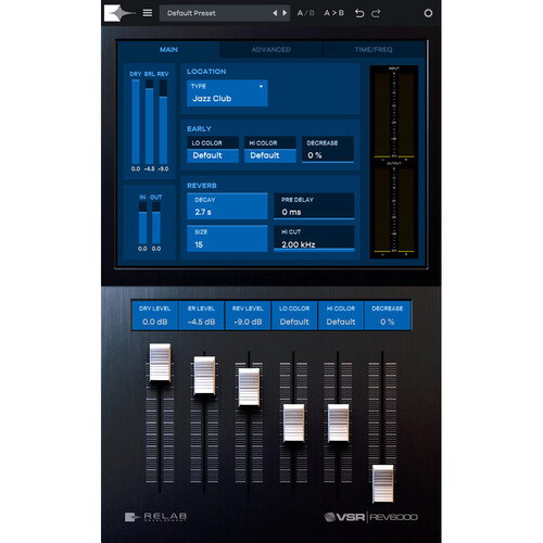 RELAB DEVELOPMENT REV6000 Ultra-Realistic Cinematic Reverb Plug-In