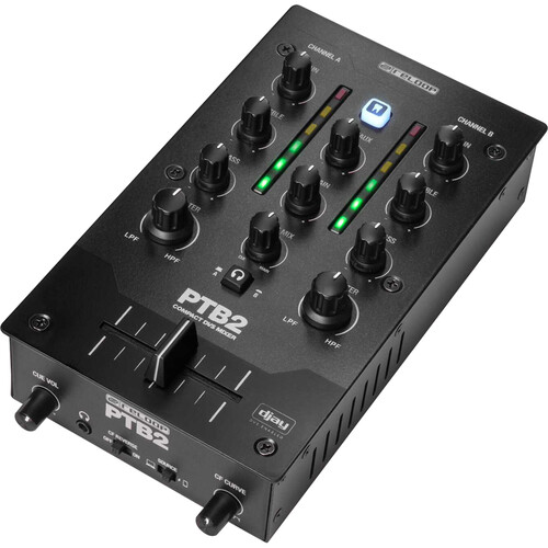 Reloop PTB-2 Portable 2+1-Channel DJ Mixer with DVS and