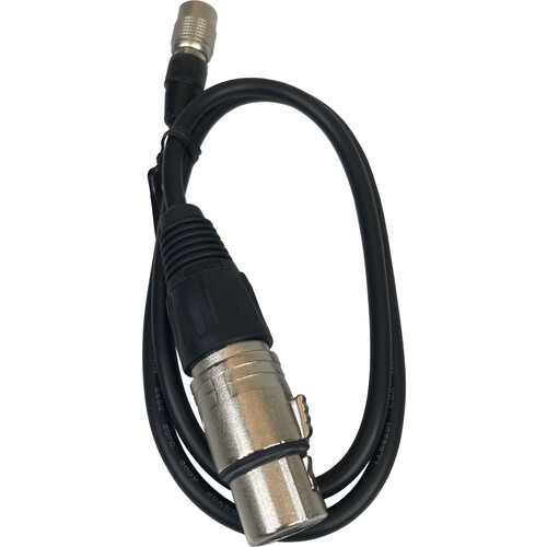 Remote Audio 4-Pin Hirose Male to 4-Pin XLRF Cable for BDSv4UH System (24")