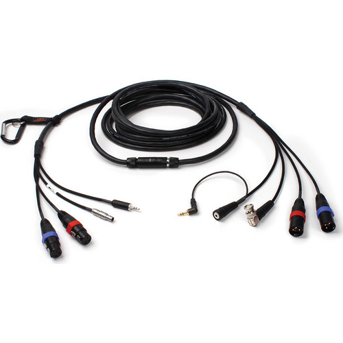 Remote Audio ENG Breakaway Cable with Timecode for The Sound Devices 633 (20')
