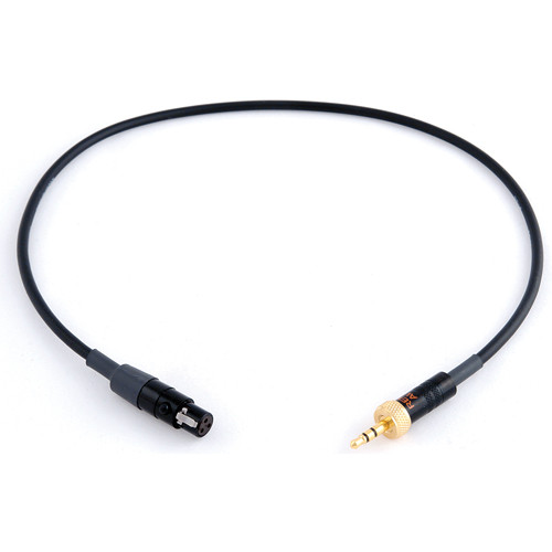 Remote Audio CASDT3/3.5 Unbalanced TA3F to 3.5mm TRS Locking Adapter Cable (18")