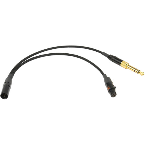Remote Audio B/O Cable for RA Switchable 5-24V Talkback Headsets.TA5M-3.5mm TRS Uni Plug,TA3F,1/4"Adapter-9"