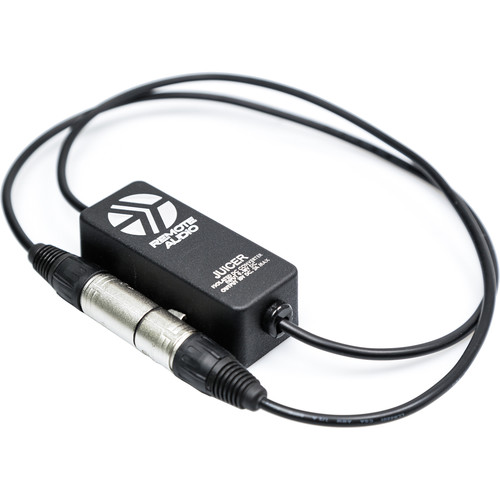 Remote Audio Juicer DC Power Converter.9-18VDC Input Converted to 15VDC Output. 2A Capacity. XLR4M to 4F-4"