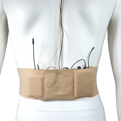 Remote Audio URSA Double-Pouch Waist Straps for Wireless Microphone Transmitters (Beige)