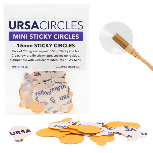 Remote Audio URSA Mini Sticky Circles (90-Pack)