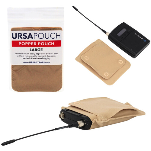 Remote Audio URSA Popper Pouch (Large, Beige)