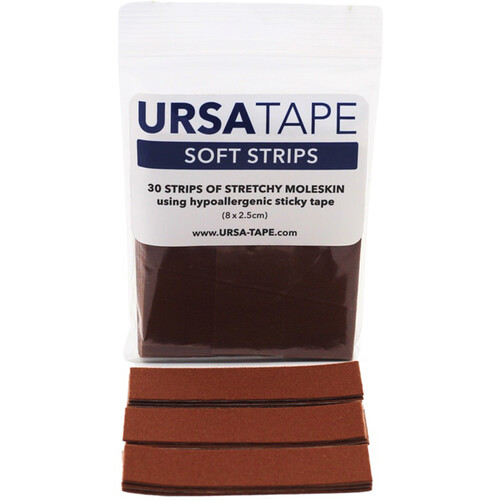 Remote Audio URSA Small Soft Strip Tape for Lavalier Microphones (30-Pack, Caramel)