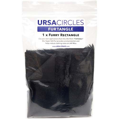 Remote Audio URSA Furtangle for Wind and Cloth Noise Protection for Lav Mics (Black, 12 x 6")