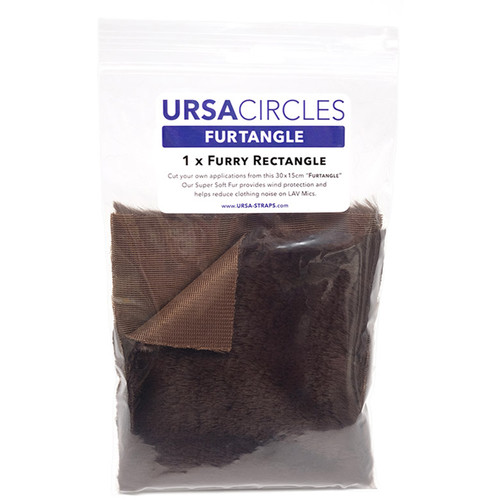 Remote Audio URSA Furtangle for Wind and Cloth Noise Protection for Lav Mics (Brown, 12 x 6")