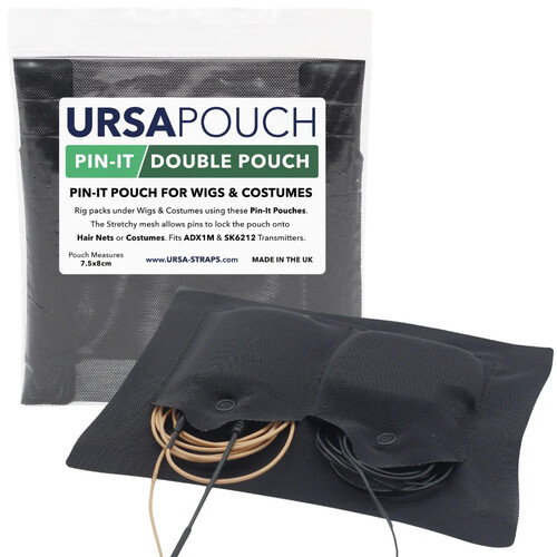 Remote Audio URSA Pin-It-Pouch- Double (Black)