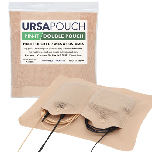 Remote Audio URSA Pin-It-Pouch- Double (Caramel)