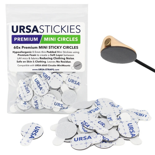 Remote Audio URSA Premium Sticky Mini Circles (60-Pack)