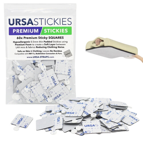 Remote Audio URSA Premium Sticky Squares (60-Pack)