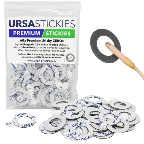 Remote Audio URSA Premium Sticky Zeros (60-Pack)