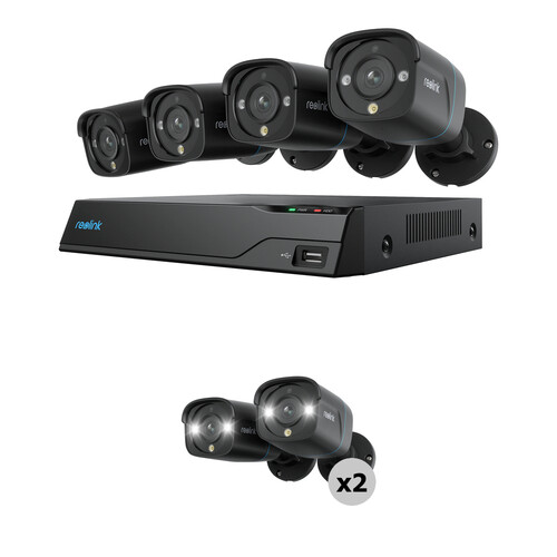 Reolink 8-Channel NVR with 2TB HDD & Eight 8MP Bullet Cameras Kit