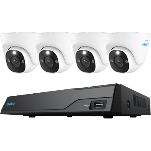 Reolink NVS8-12MD4 8-Channel 12MP NVR with 2TB HDD & Four 12MP Dome Cameras