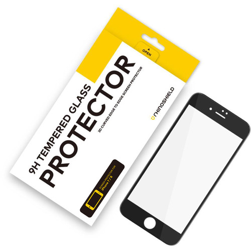 RhinoShield Tempered Glass Screen Protector for iPhone 8 Plus (Black)