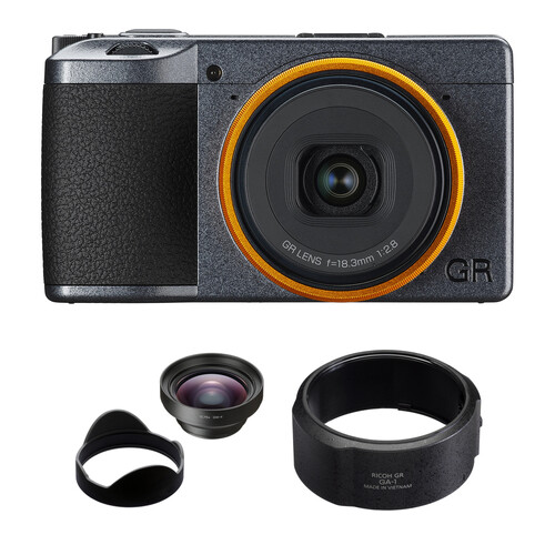 Ricoh GR III Street Edition Digital Camera with GW-4 Wide