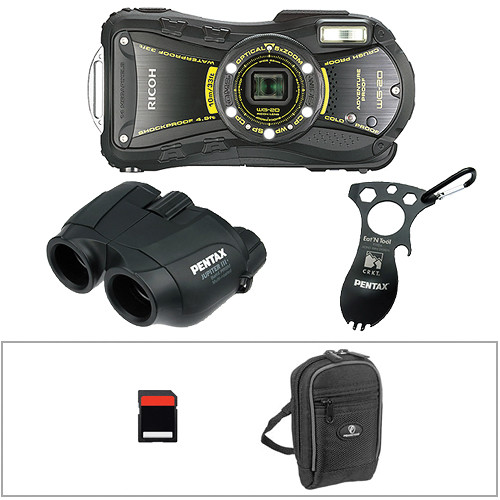 Ricoh WG-20 Digital Camera with Adventure Basic Kit