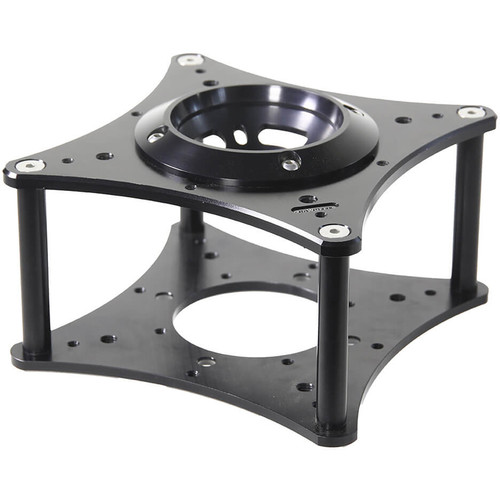 RigWheels RigPlate 4" Camera Hi-Hat Riser with 100mm Bowl Adapter