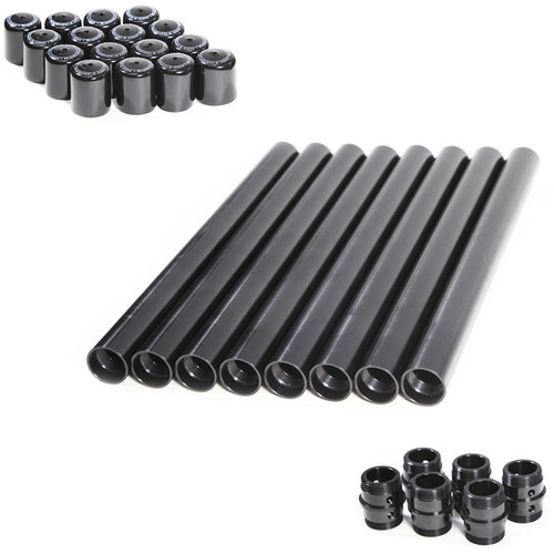 RigWheels PortaRail Precision Collapsible Speed Rail Kit with Eight 19" Sections & Six Connectors