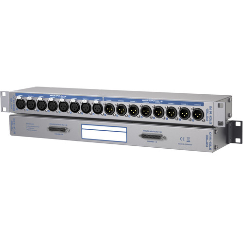 RME 16 XLR Inputs to Two 25-Pin Sub-D Connectors Breakout Panel