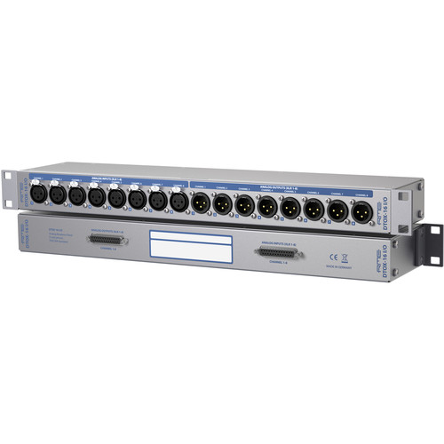RME Eight XLR Inputs to 25-Pin Sub-D and Eight XLR Outputs to 25-Pin Sub-D Connector Breakout Panel