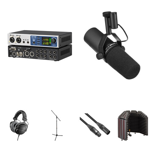 RME Fireface UCX II 40-Channel USB-B Audio/MIDI Interface with Voiceover Kit
