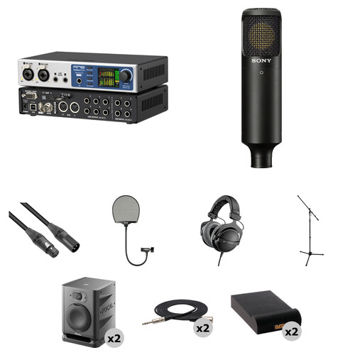 RME Fireface UCX II 40-Channel USB-B Audio/MIDI Interface with Home Studio Kit