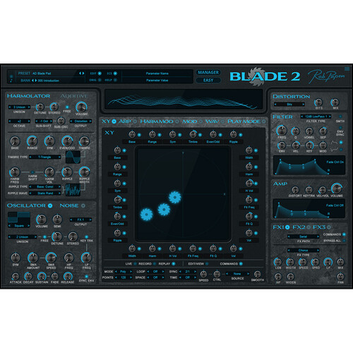 Rob Papen Blade-2 Virtual Synthesizer/Harmolator Plug-In