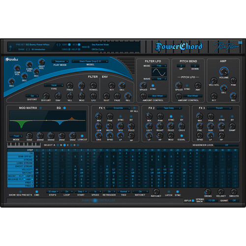 Rob Papen PowerChord Guitar Groove Virtual Instrument Plug-In