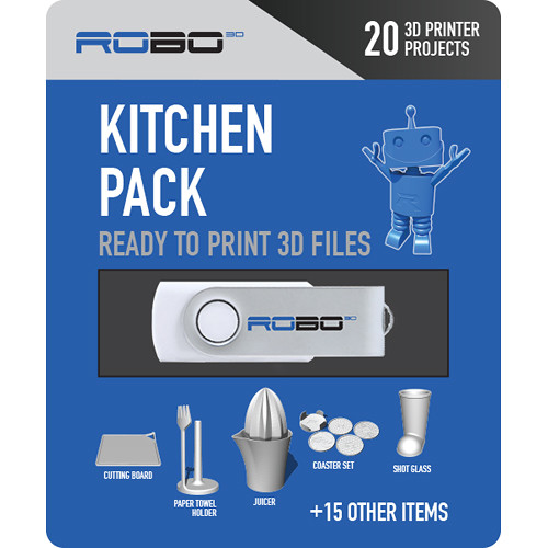 ROBO 3D Certified Print Pack (Kitchen)