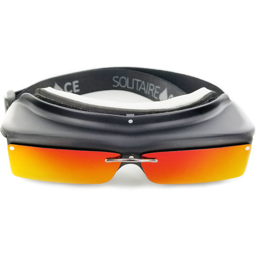 Rochester Optical Polarized Sun Shield for Solitaire Ace 2.0 VR Goggles (Dark Red)