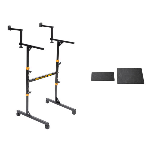RockNRoller Multi-Cart RCK-1 Compact Keyboard Stand with Shelf Kit