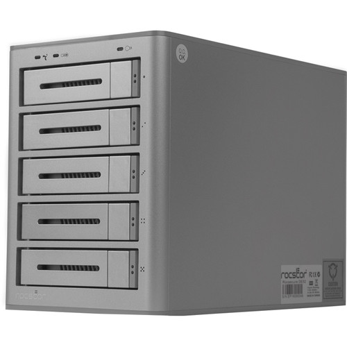 Rocstor Rocsecure DE52 20TB 5-Bay USB 3.0 RAID Array (5 x 4TB)