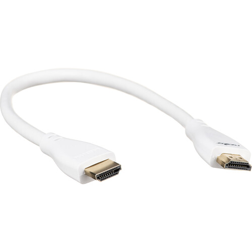 Rocstor Y10C158-W1 Premium High-Speed HDMI Cable with Ethernet (White, 1')